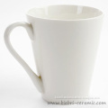 Wholesale Plain White Ceramic Porcelain Coffe And Tea Mug Cup With Logo Decal Artwork Printable